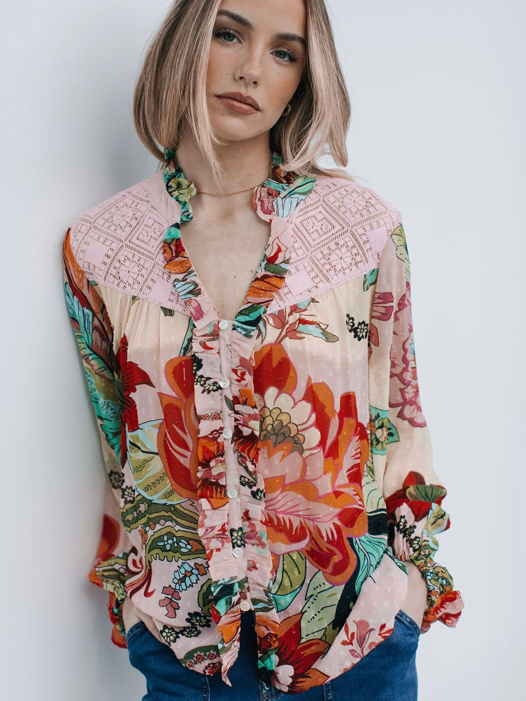Saint Tropez Blouse : Floral