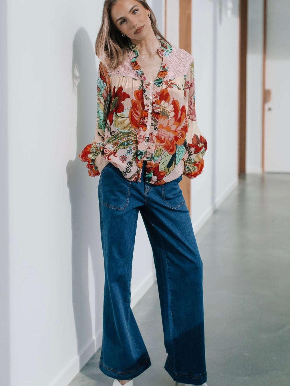 Saint Tropez Blouse : Floral