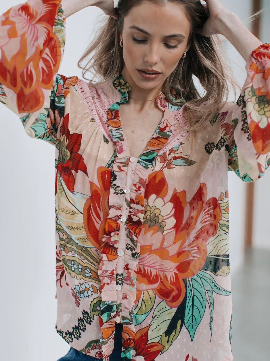 Saint Tropez Blouse : Floral