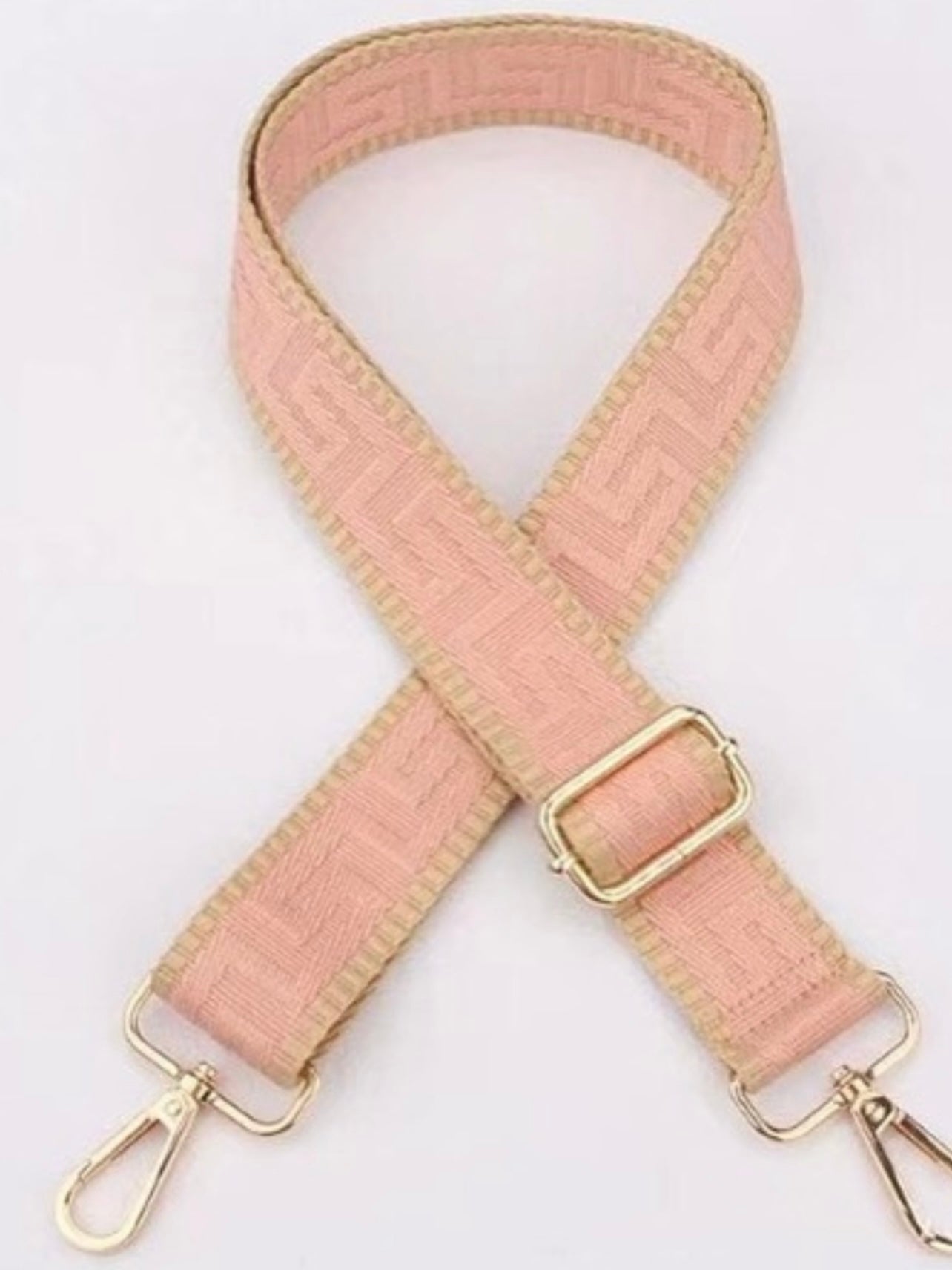 Bag Strap : Embossed : Pink