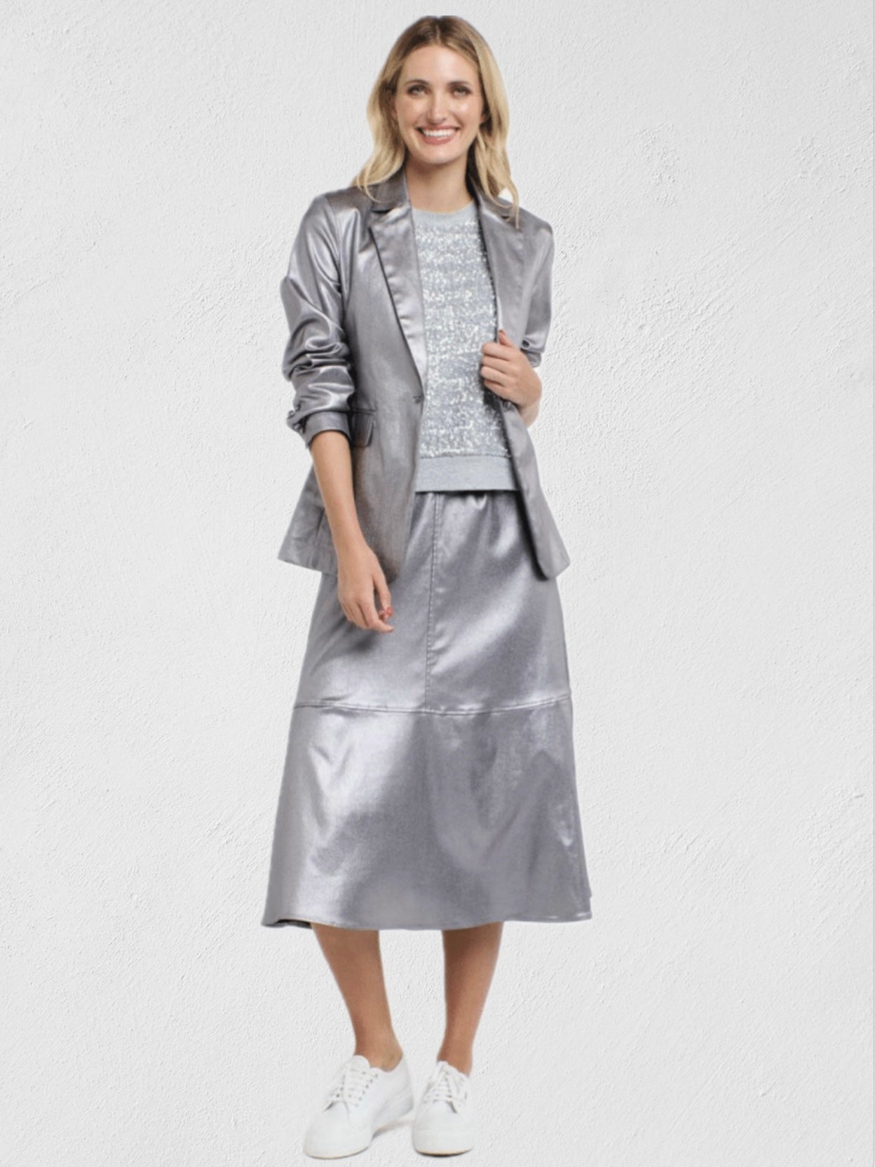 365 Days : Shine Your Way Skirt : Pewter : New