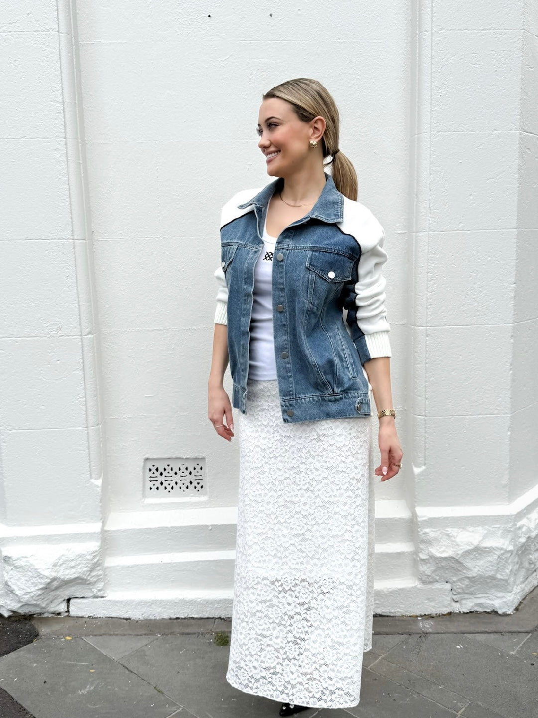 Sporty Denim Jacket