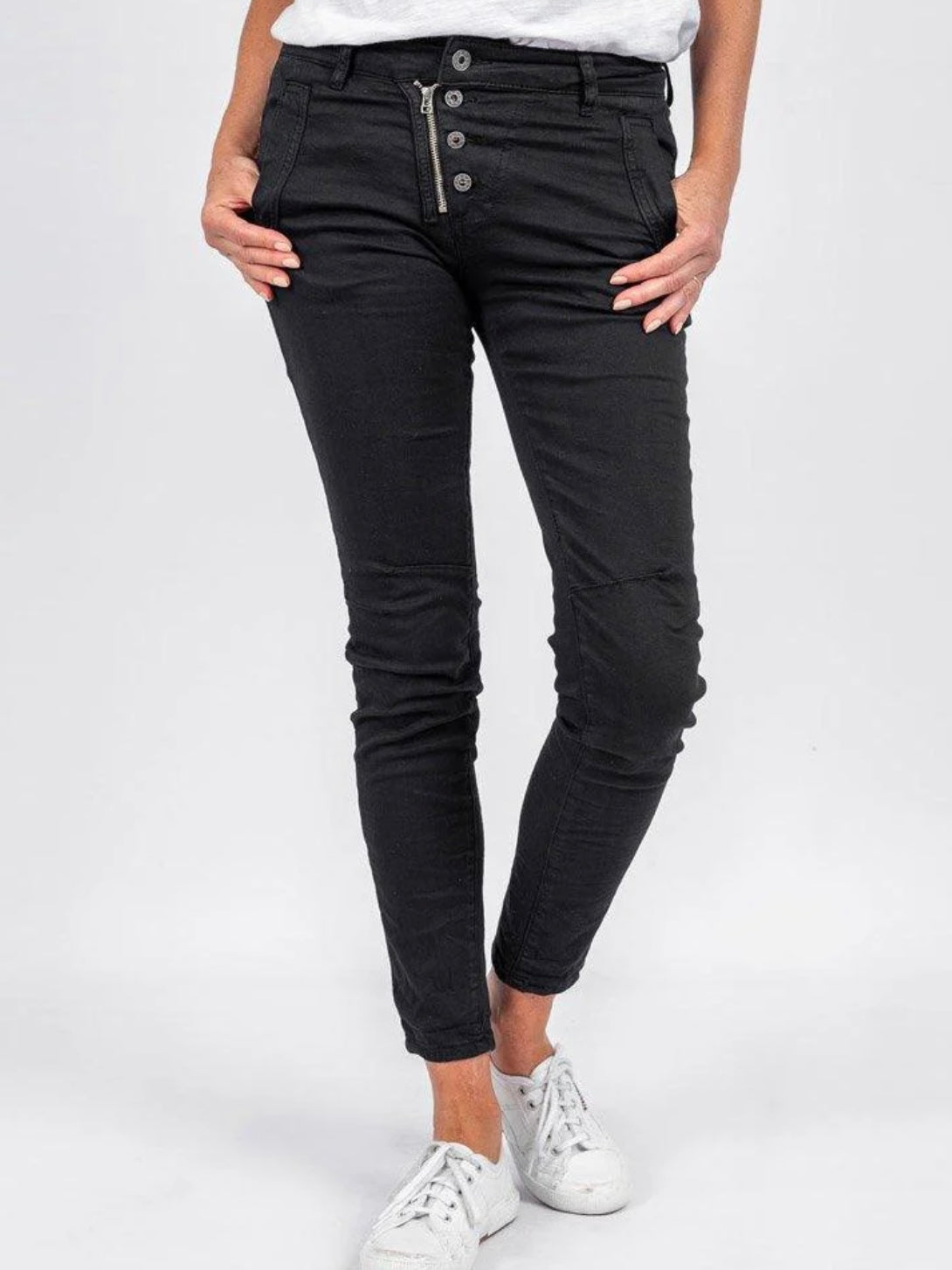 Italian Star : Denim Jeans : Black