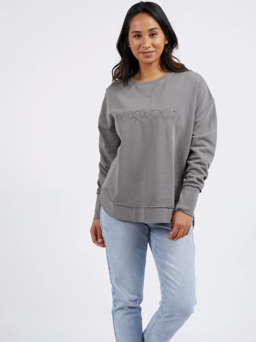 Foxwood Simplified Crew : Charcoal