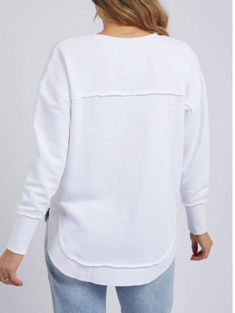 Foxwood Simplified Crew : White