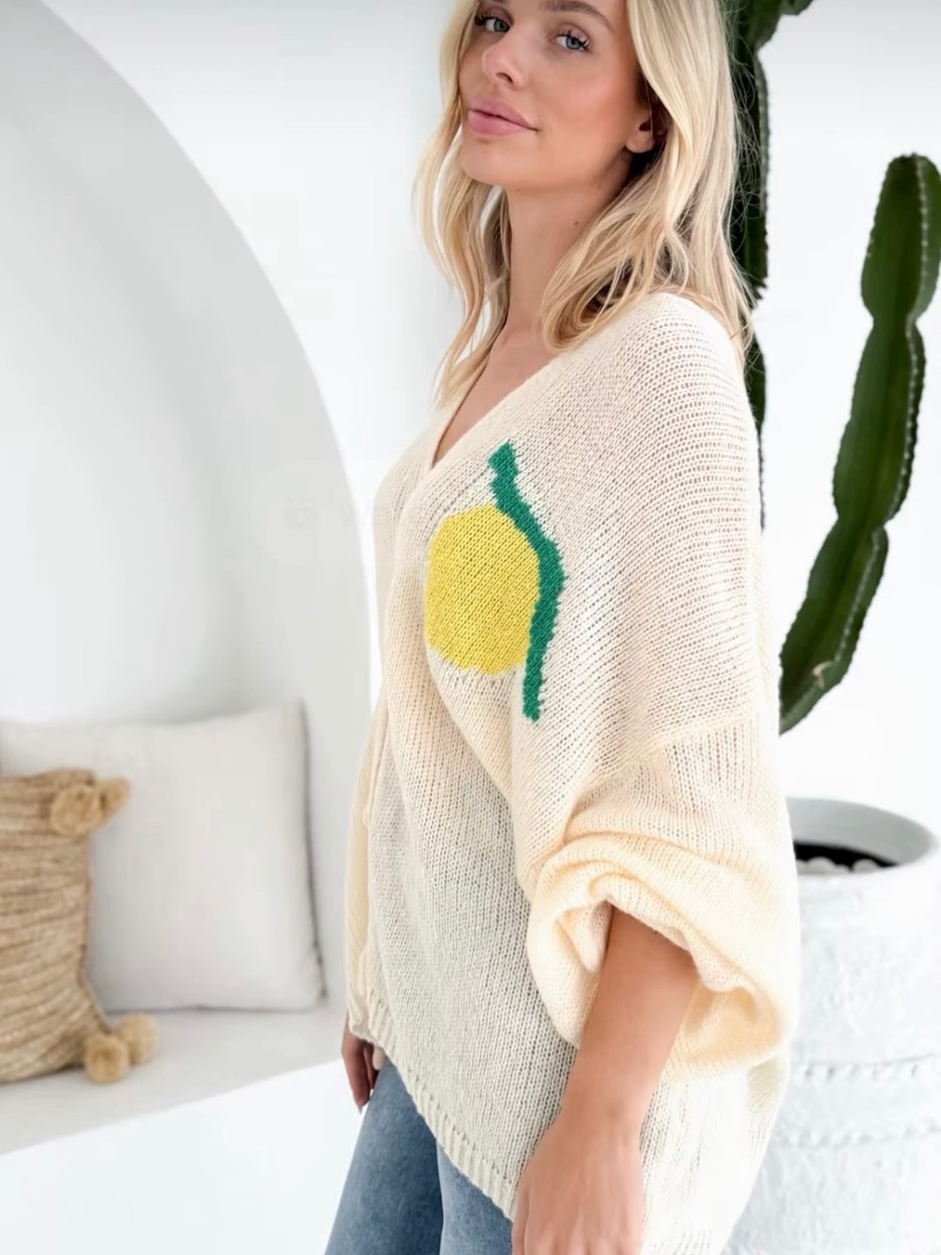 Limoncello Relaxed Cardigan
