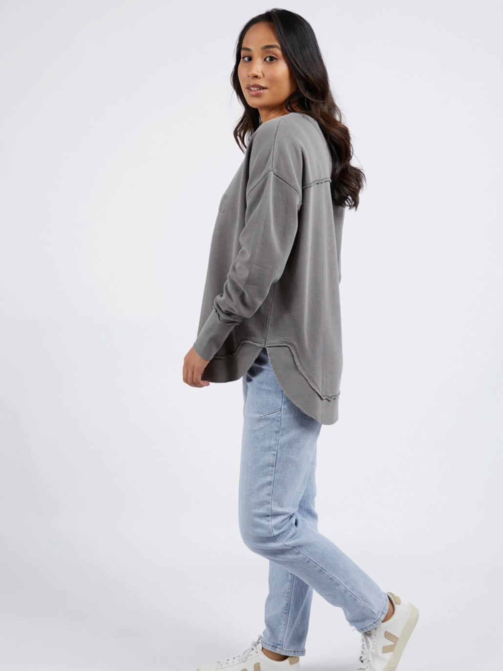 Foxwood Simplified Crew : Charcoal