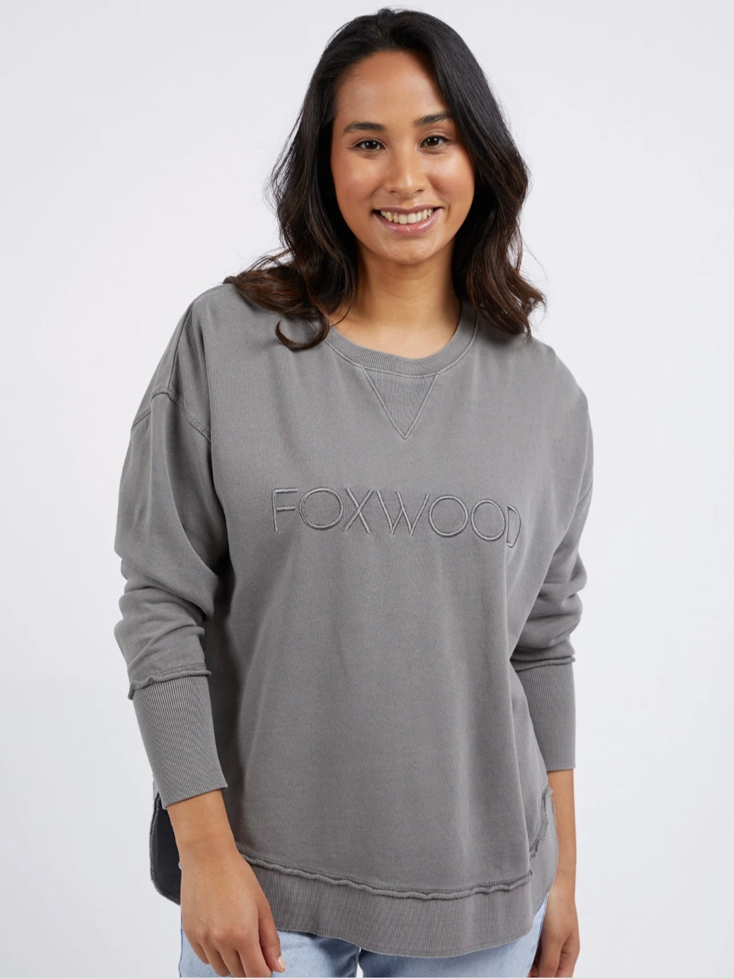 Foxwood Simplified Crew : Charcoal