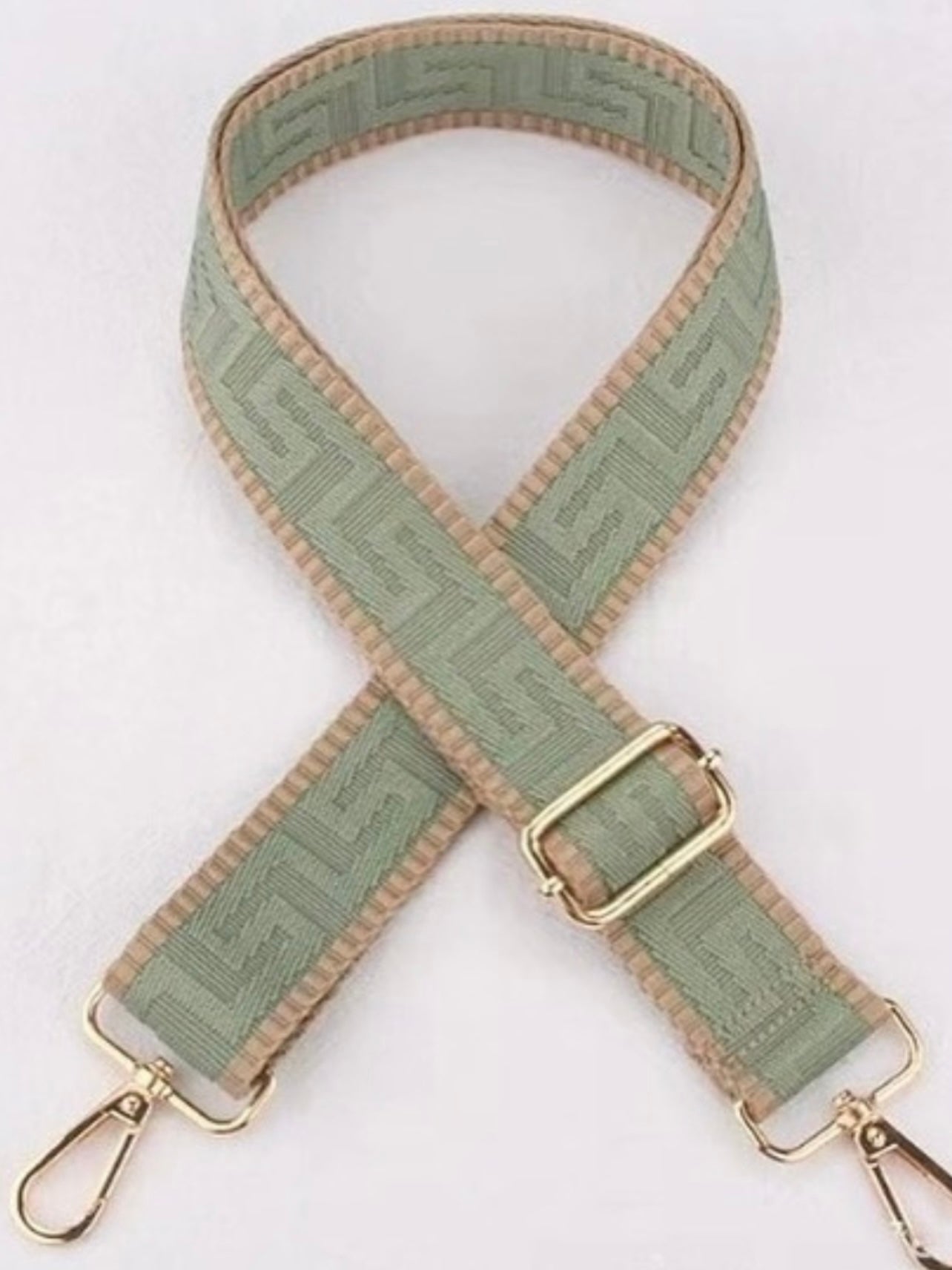 Bag Strap : Embossed : Mint Green