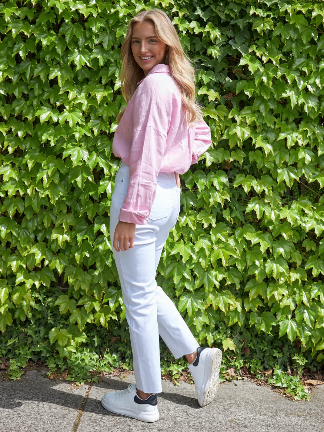 Saint Rose : Joni Jeans : White