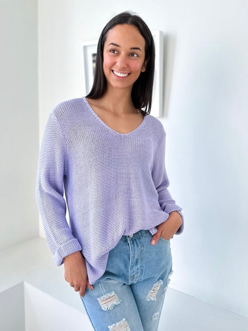 Transeasonal Knit : Lilac