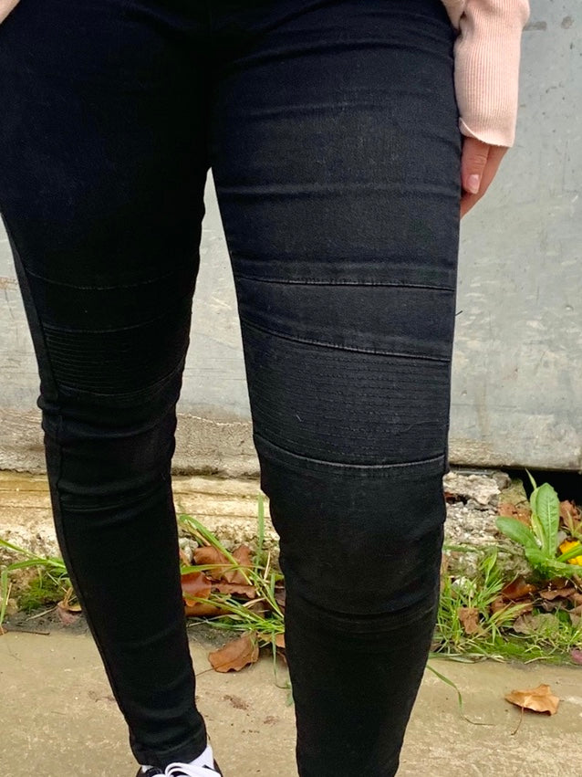 Wakee Denim : Dakota Denim Moto Jeans