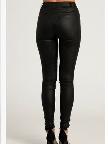 Maxim : Camden Wax Jeans : Black