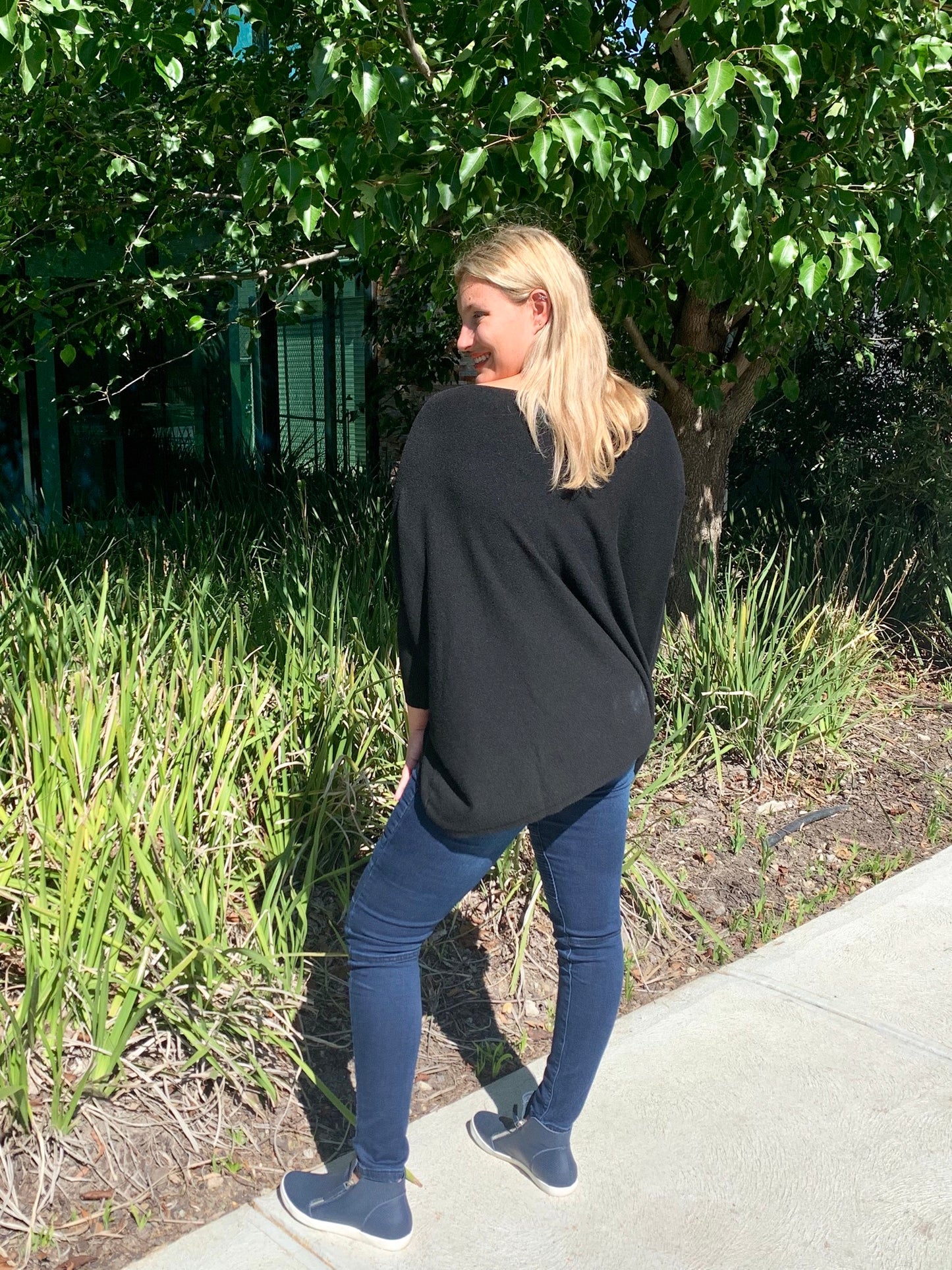 Wakee Denim : Dakota Denim Moto Jeans : Dark Blue Denim