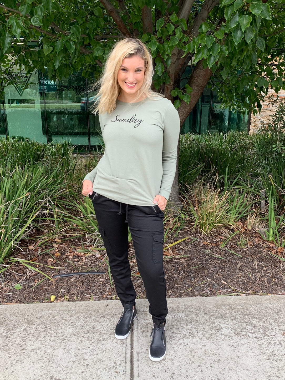 Wakee Denim : Jersey Joggers : Black