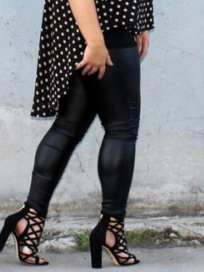 Maxim : Camden Wax Jeans : Black