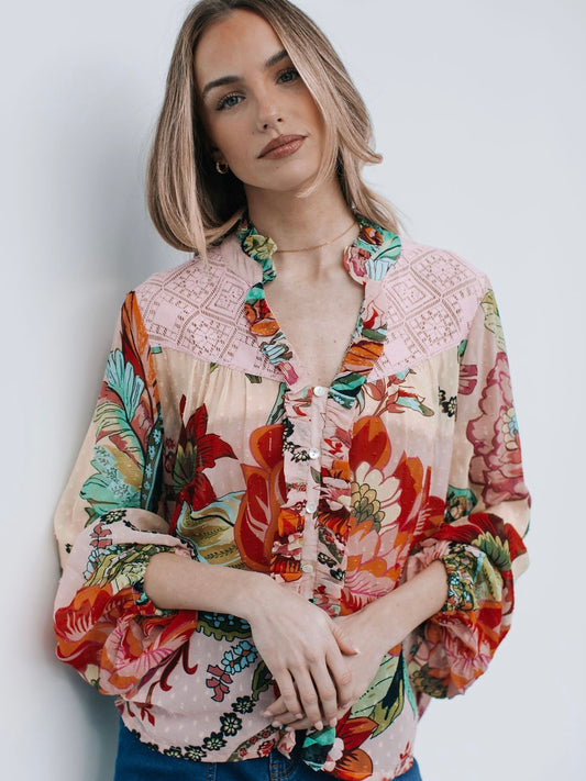 Saint Tropez Blouse : Floral