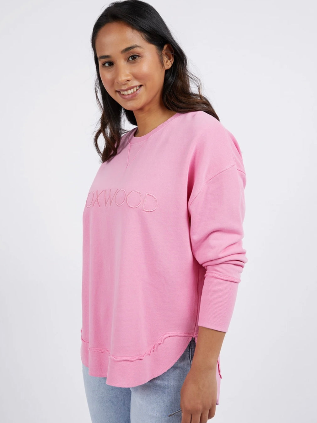 Foxwood Simplified Crew : Bubblegum Pink