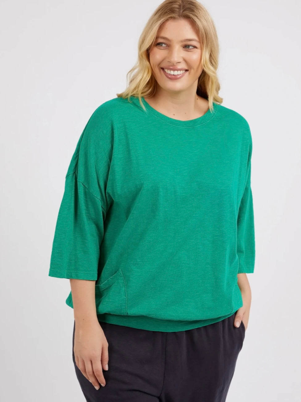 Elm : Mazie Top : Green