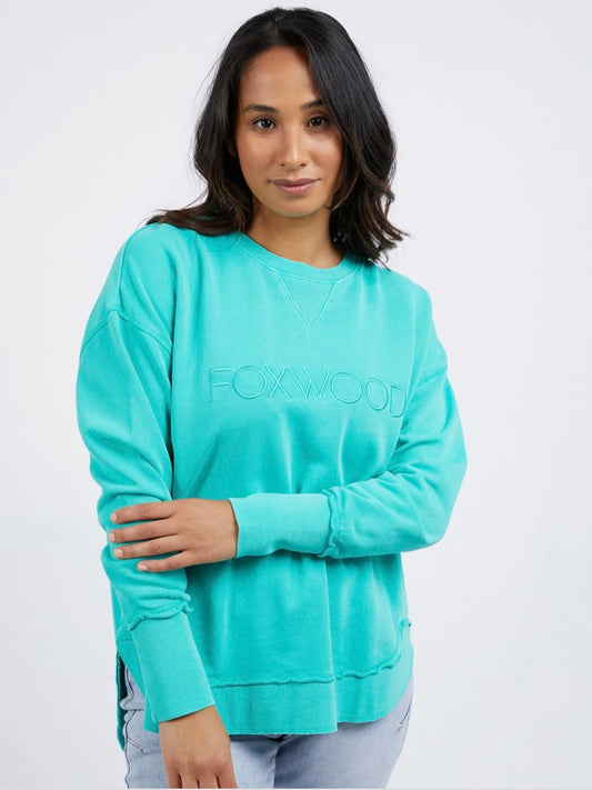 Foxwood Simplified Crew : Teal