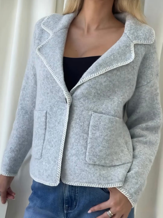 Georgie Cardigan :Dove Grey