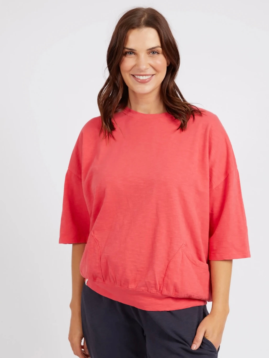 Elm : Mazie Top : Coral Spritz