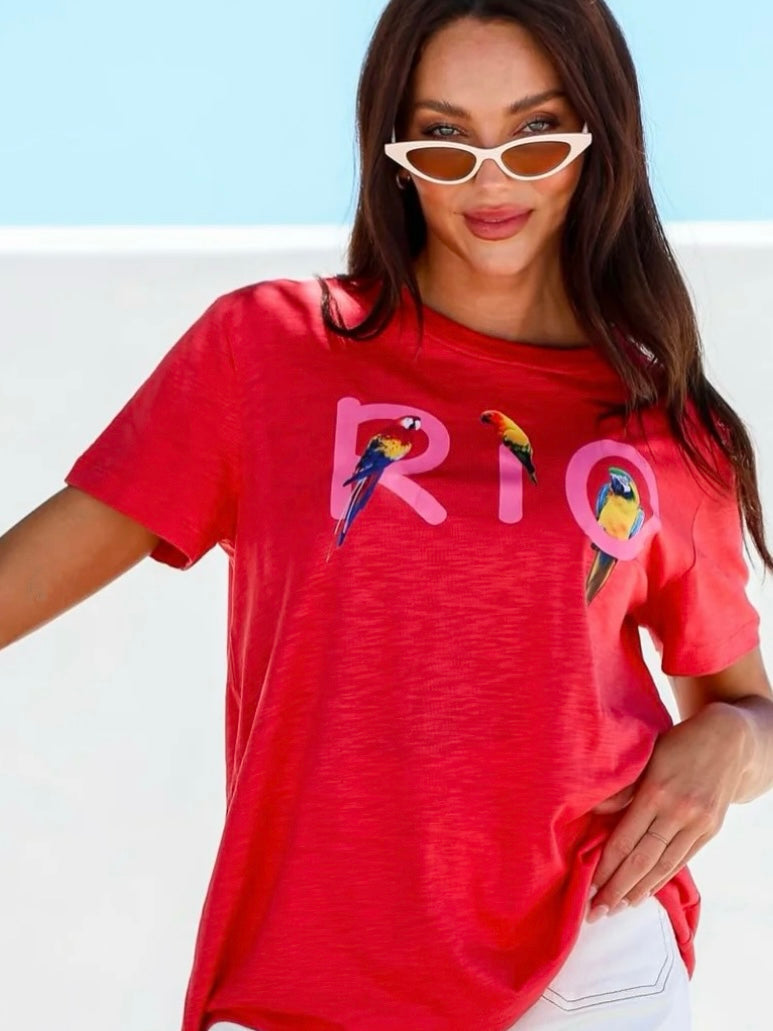 Rio Tee : Red