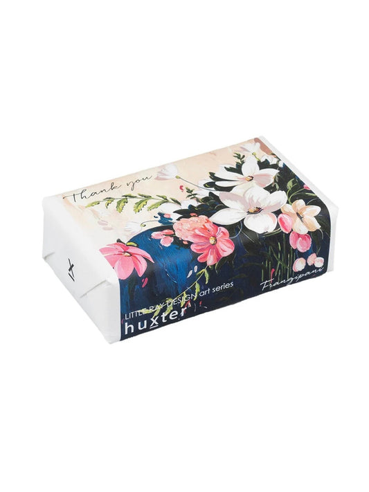 Huxter Wrapped Soap : Thank You : Frangipani