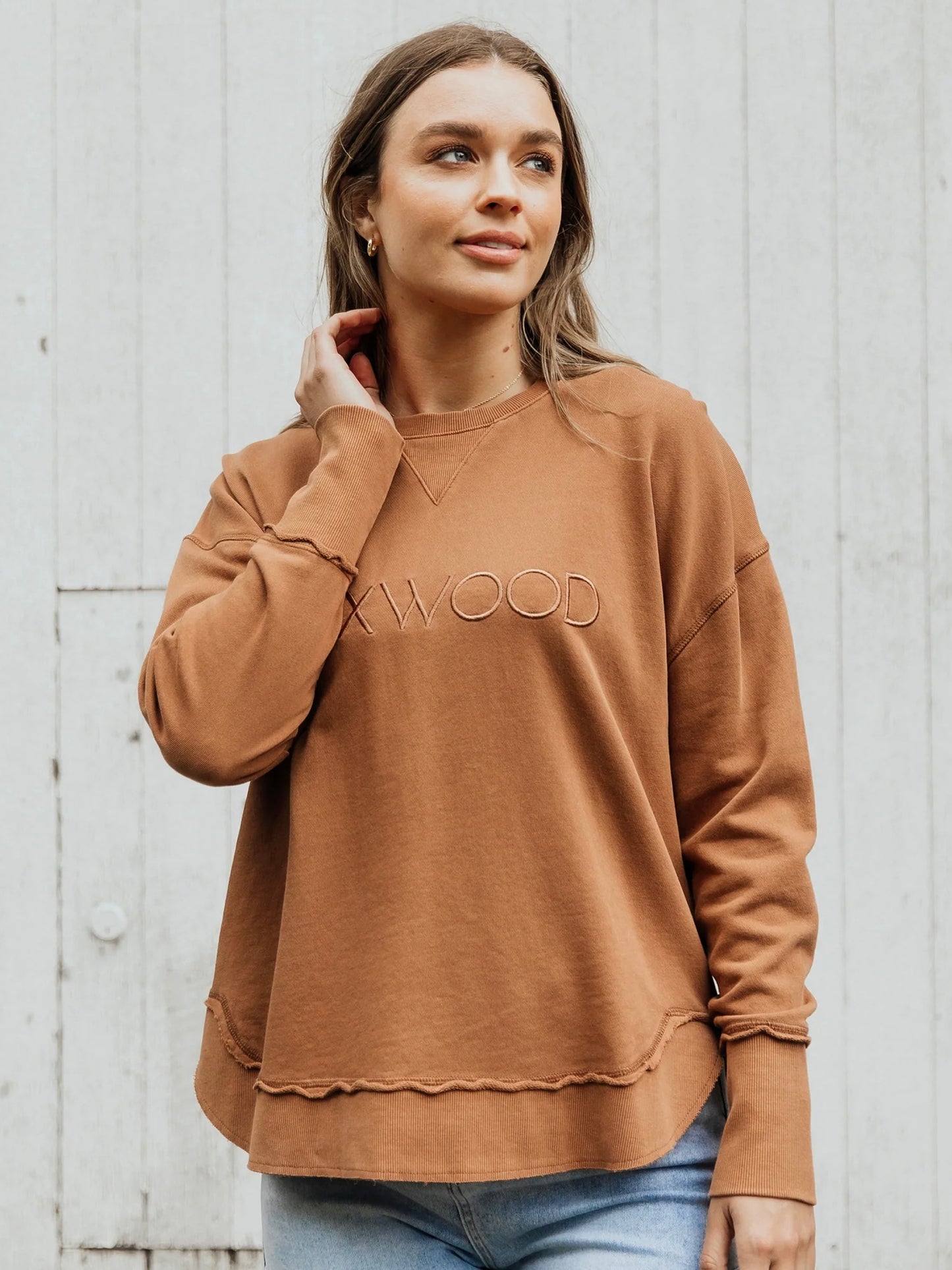 Foxwood Simplified Crew : Tan